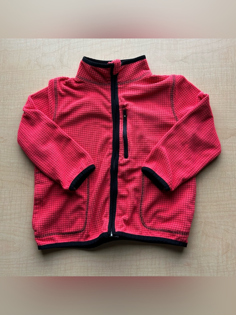 Xersion Boys Grid Fleece Full-Zip Jacket – Size 4/5 (EUC)